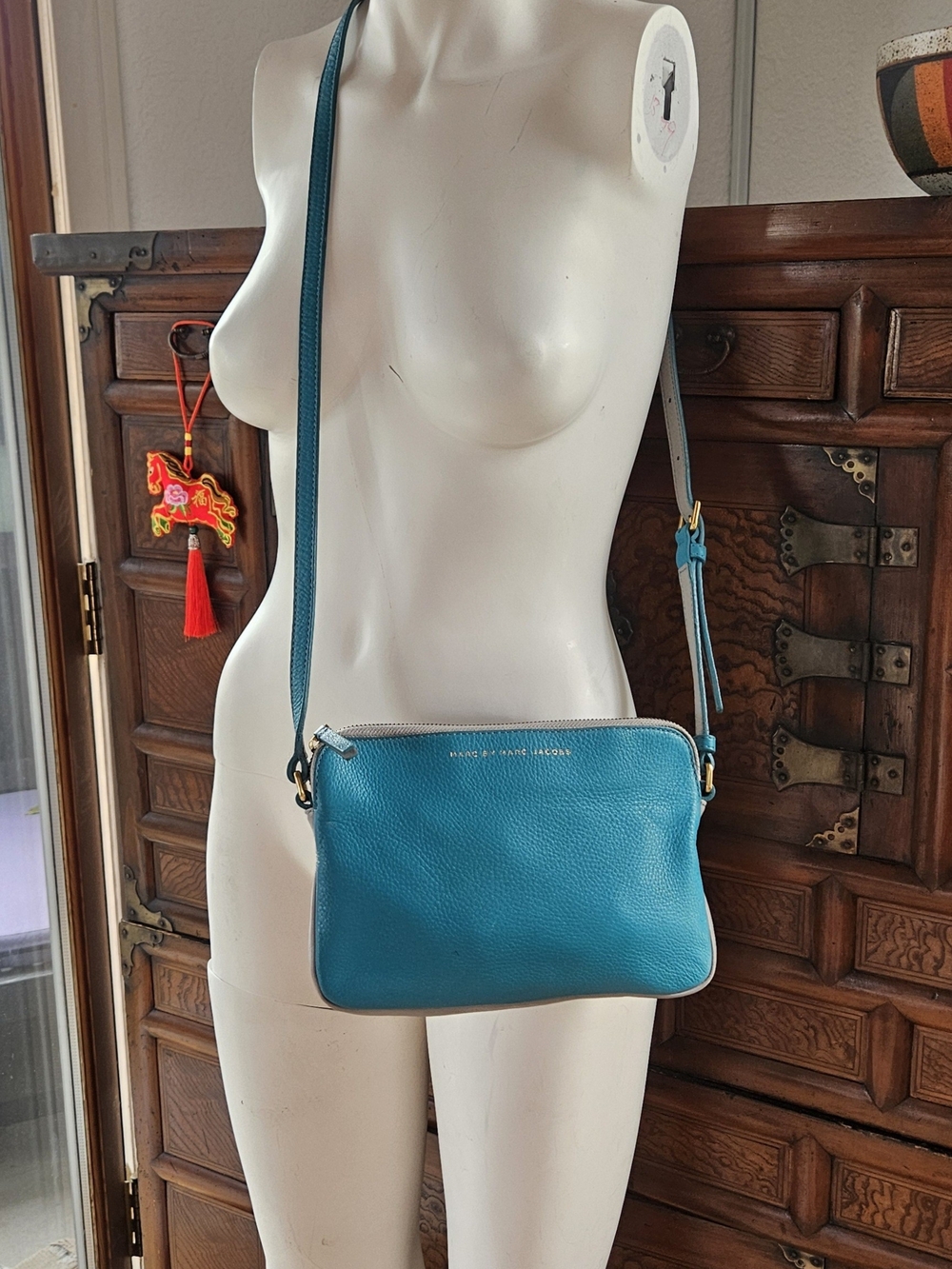 Marc by Marc Jacobs Sally Crossbody Bag Blue NEW without tag